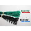 16 Bundles 13cm 5inch Silicone Skirts Plain Color Pearl Flake DIY Spinner Bait Squid Rubber Thread Fly Tying Materials