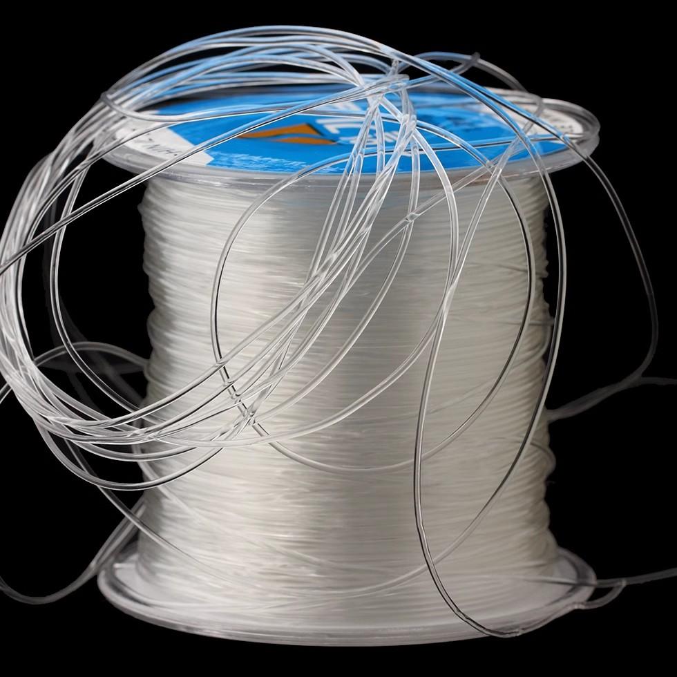 

100m Transparent Elastic Rope Crystal Line Rubber Cord for Jewelry Making Supplies DIY Beading Bracelet 0.5/0.6/0.7/0.8/1mm 0.5mm белый