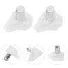 100Pcs Shelf Pegs Cabinet Supports Strong Plastic Pins for Shelving Furniture Kitchen Bookcase Display Holders
