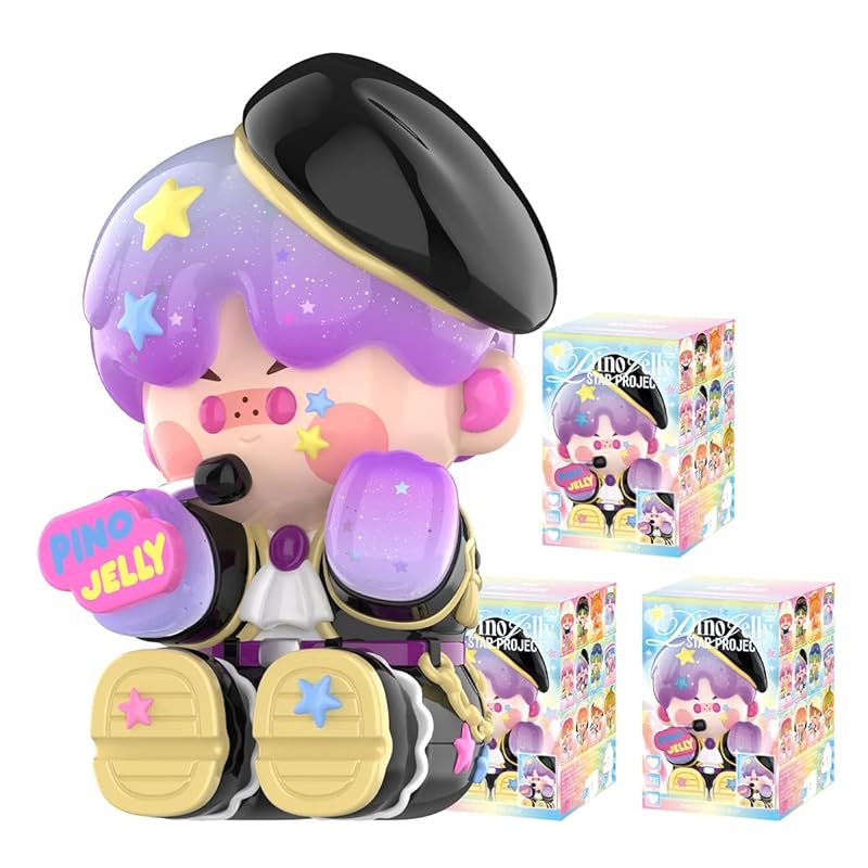 

POP MART PINO JELLY Star Project series [3 предмета] pop mart Gachagacha фигурка пластиковая модель премиум игрушка мягкий винил оригинальный персонаж подарок на день рождения