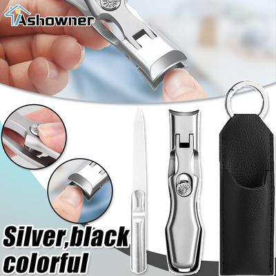Cortaúñas de acero inoxidable con mandíbula ancha, cortaúñas para uñas de los pies, cortaúñas para manicura, cortaúñas gruesas y duras para uñas encarnadas, herramientas