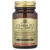 Vitamin D3, natürlicher Erdbeer-Bananen-Strudel, 25 µg (1.000 IE), 100 Kautabletten