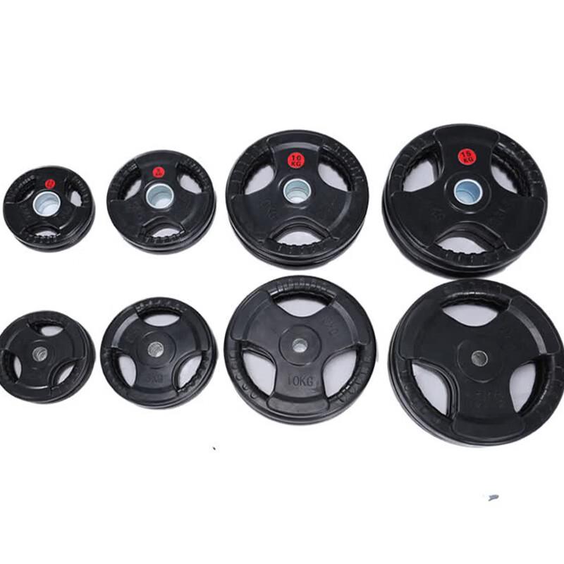 Hansheng Olympic Rubber-Coated Barbell Plates & Sets