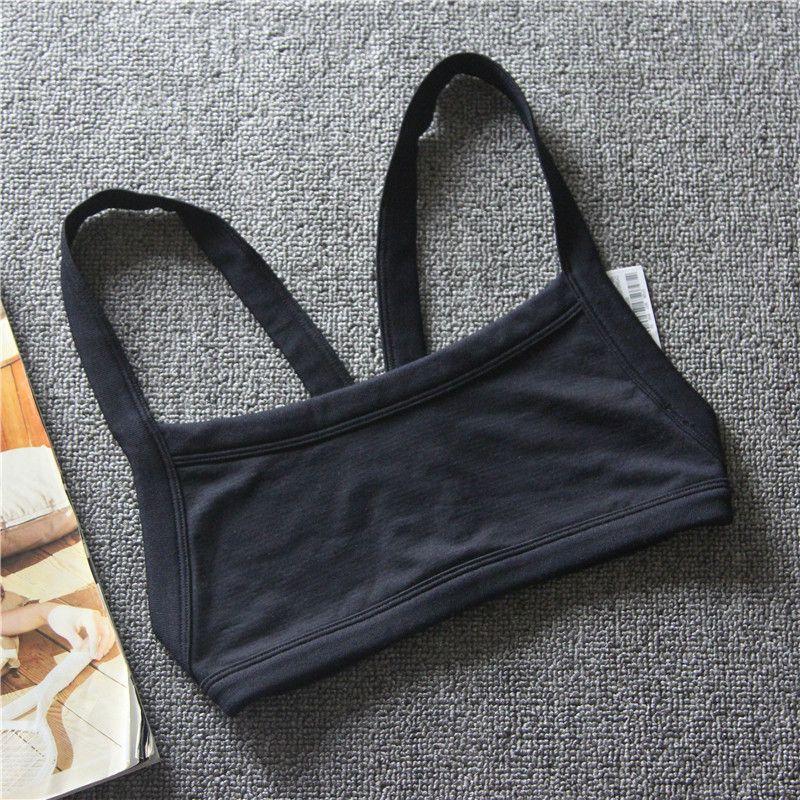 

Fashion Cattle Goods! Simple! Sexy! Special Back Beauty Back Underwear Women s Quick-Drying Stretch Double-Layer Vest Tops S Black