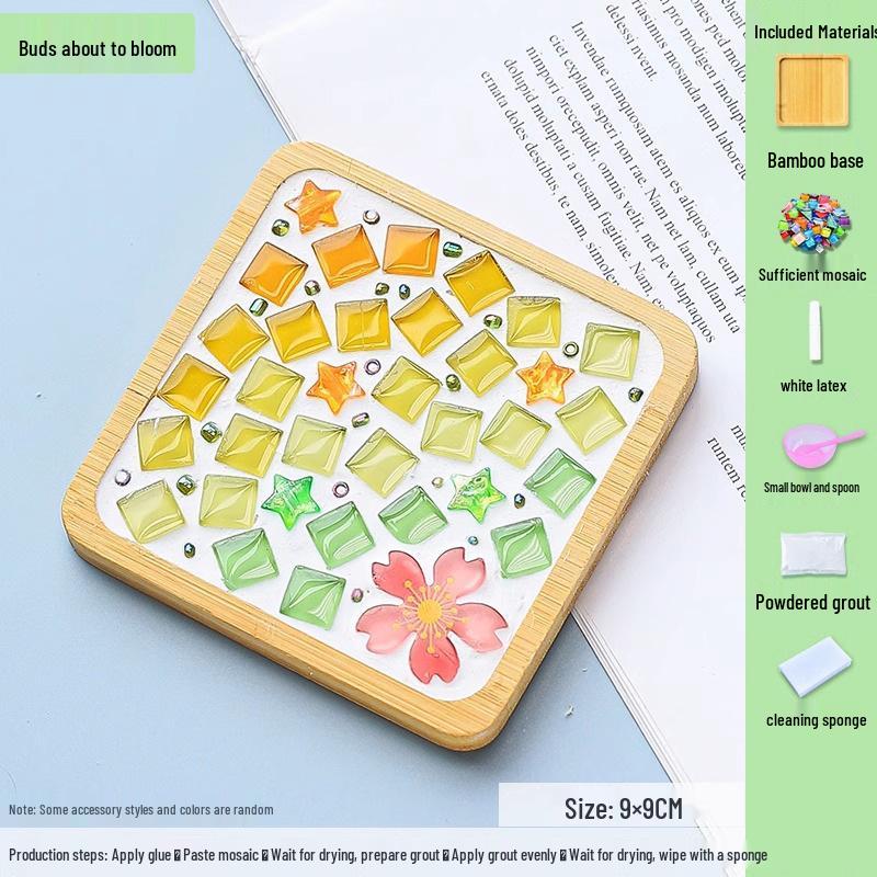 DIY Mosaic Coaster Kit for Kids: Creative Father's Day Craft