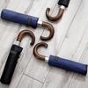 PALONY Solid Wood Handle Windproof Men's Umbrella - Extra Large, Automatic, Sun & Rain Protection, Three-Fold Design