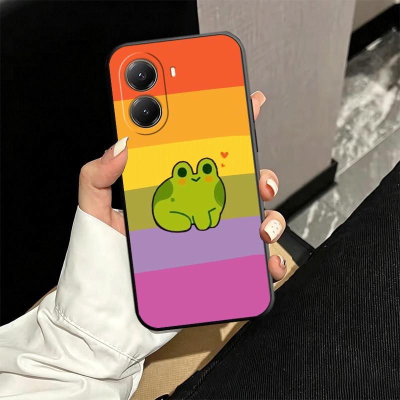 Cute Cartoon Frog Soft Phone Case for Xiaomi Poco X5 X6 X7 X8 Pro Max X3 F7 F8 Ultra M8 M7 M6 M5 Redmi 15 15C 14C 13C 12C X4 F6