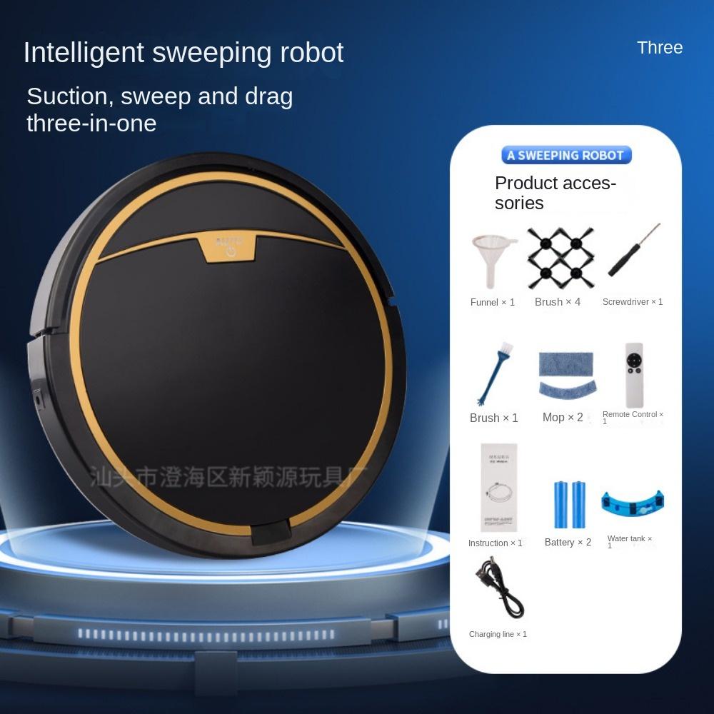 Smart Home Sweeping Robot Bluetooth APP Connected To Mobile Phone Strong Vacuum Sweeping Multi-function Cleaning Machine