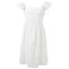 Sancai 2026 Summer French Embroidered Flutter Sleeve A-Line Dress