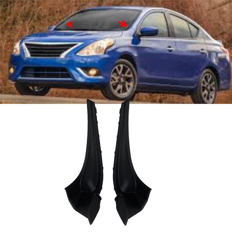 Car Windshield Hinge Cover Deflector 66895-1HM0A 66894-1HM0A For Nissan Versa Sunny 2010-2016