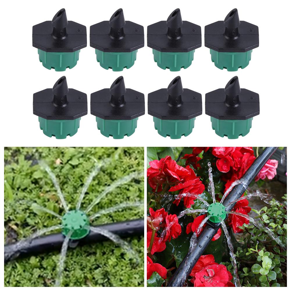 100-500PCS Garden Micro Drip Irrigation Sprinkler Water Dripper Plants Greenhouse Auto Watering System Nozzle Sprayer Sprinkler