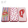 New polka dot lips women's PU long wallet, wallet clutch