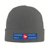 Canada Post Logo Billingual Warm Knitted Cap Hip Hop Bonnet Hat Autumn Winter Outdoor Beanies Hats for Unisex Adult