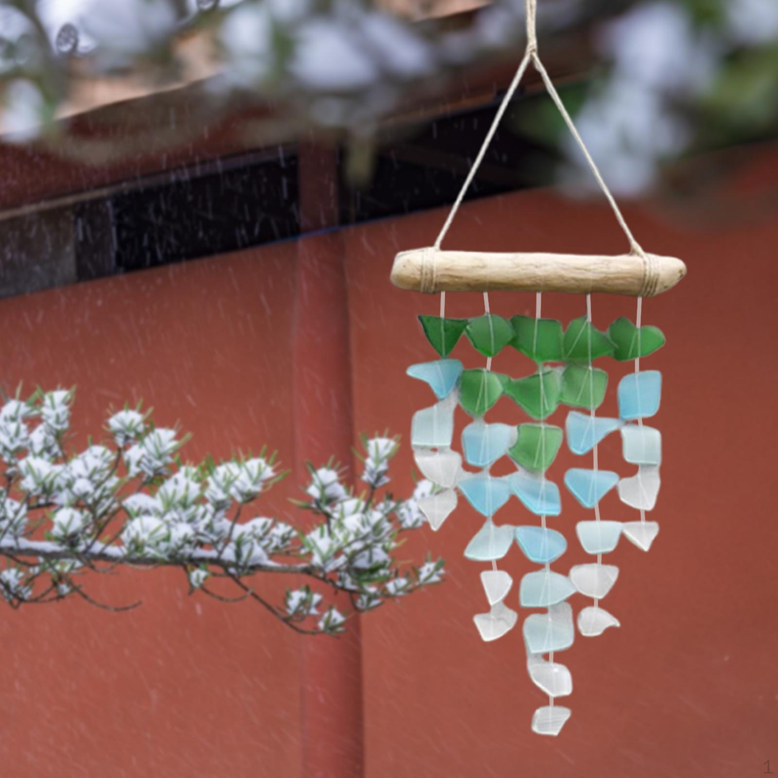 

Стеклянная подвеска-колокольчик для дома, декор, сделай сам, элегантная ручная работа, подвесной колокольчик, случайный цвет для Дня матери