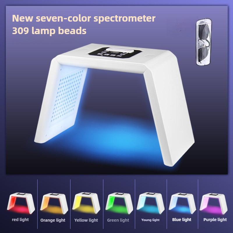 New Large Row Light Colorful Photon Rejuvenation Beauty Device LED Facial Whitening Skin Care Spectrometer