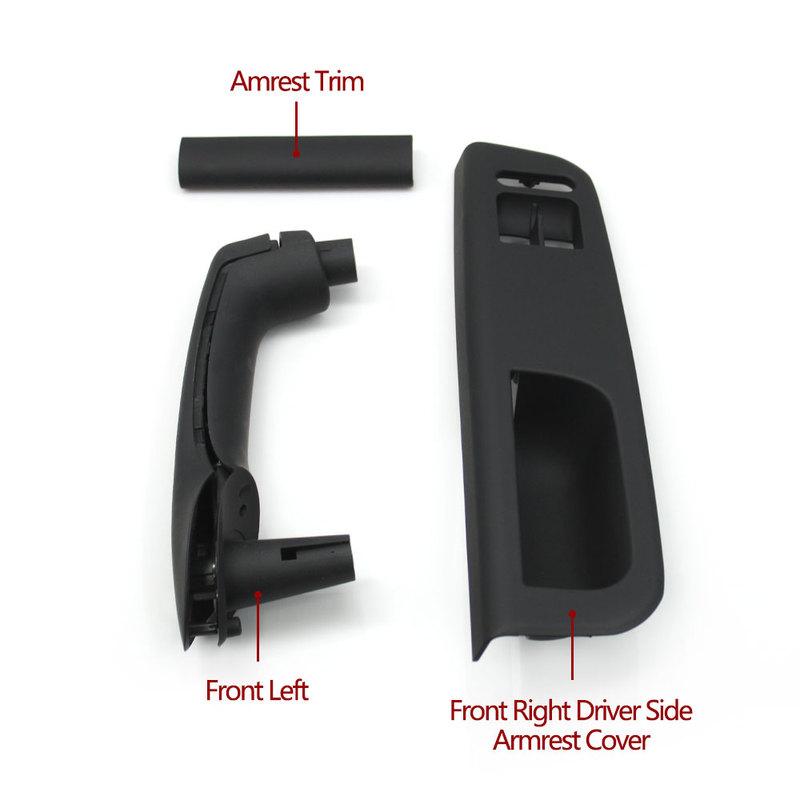 RHD Car Interior Door Pull Grab Handle Window Switch Cover Panel Replacement For Volkswagon VW Bora Golf 4 MK4 Jetta 1999-2004