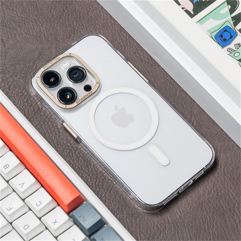 

Роскошные магнитные чехлы для телефонов Magsafe для iPhone 14 Pro Max 13 14 Plus, противоударная броня, матовая защитная задняя крышка для ПК iPhone 13 чистый