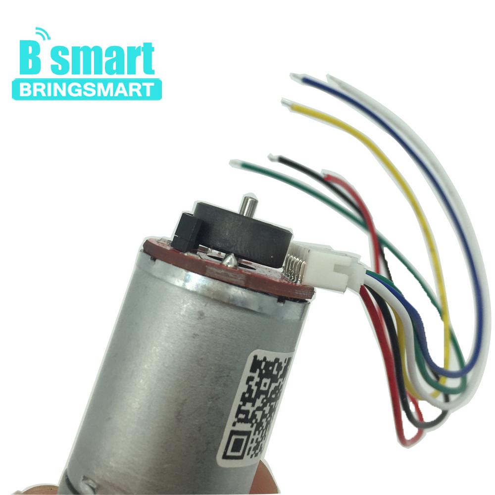 Bringsmart JGA25-371 Encoder Disk Gear Motor 12v DC for High Torque Mini Electric Motor Customized Micro Electric Parts for Toy