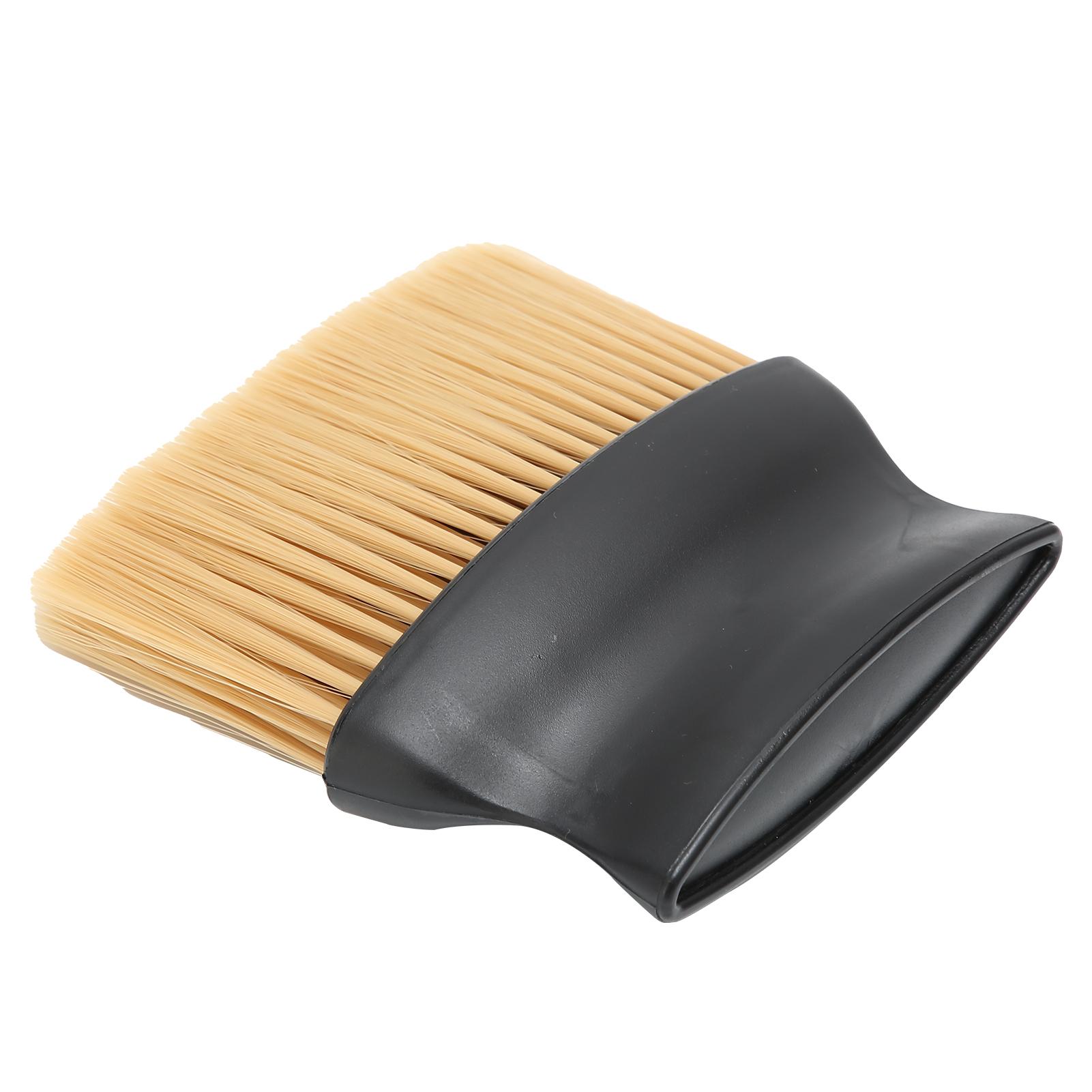 

Профессиональная щетка для удаления волос на шее, мягкая щетка для чистки шеи для BarberLight светло-желтого