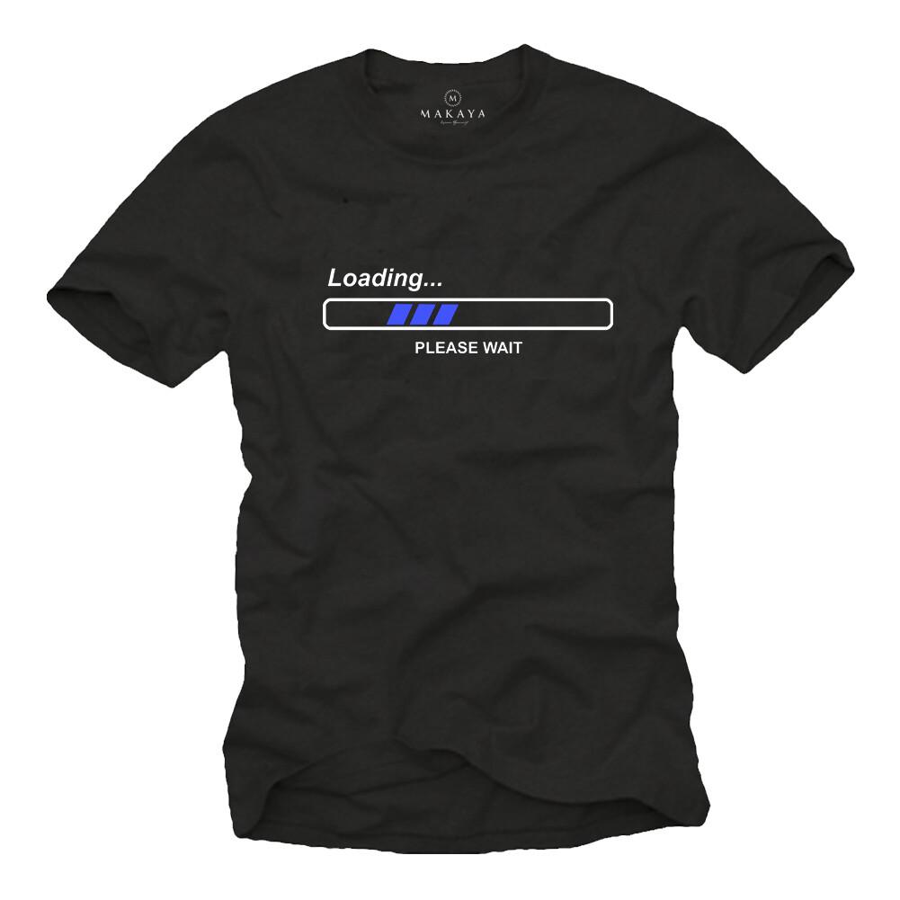 Sayings T-shirts Boys Loading Please Wait Gamer Gaming Gifts Men Men Men L