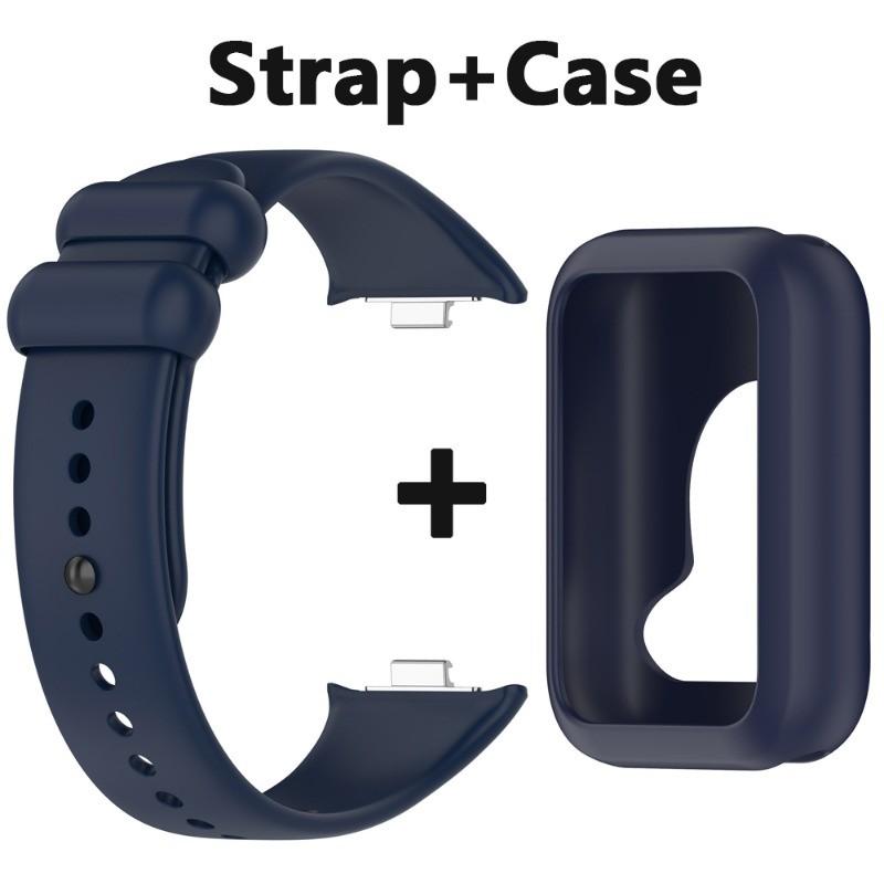 Silicone WatchBand+Case Cover For Xiaomi MiBand 9 Pro Smart Watch Strap Watchband Shell For Mi Band 9Pro Sport Bracelet Wristband