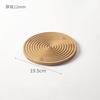 Creative Wavy Bamboo Tea Tray Irregular Ins Style Decoration Aromatherapy Serving Plate for Bread Fruit Dessert