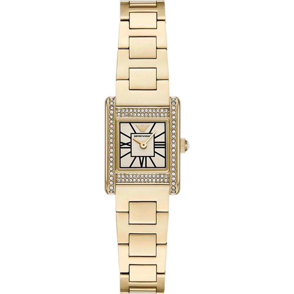 Emporio Armani Genni White Gold Stainless Steel Bracelet Ladies Quartz Watch AR11663 белый