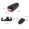 Rechargeable Battery Wireless Bike Alarm Wireless System USB Rechargeable Light  Night Riding