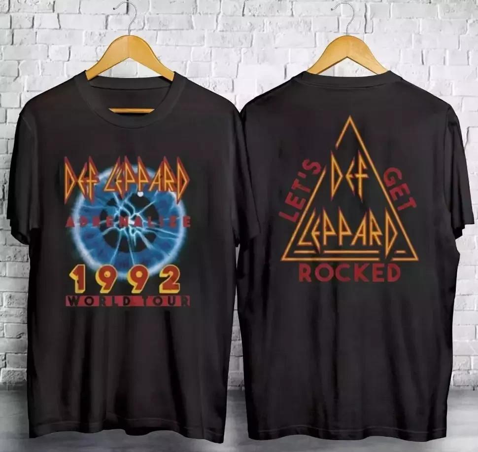 Vintage 1992 Def Leppard Adrenalize 1992 World Tour T-shirt Gift for Fans All Si XL
