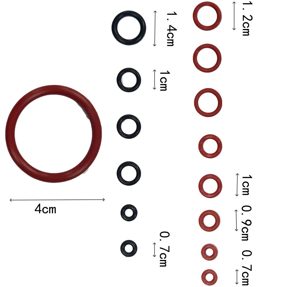 1-5set O-Ring Seal Kit Silicone Gasket Tools For Food Grade Coffee Machine Brewing Group Spout Connector Maintenance Accessories