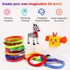 Colored PLA Filament for 3D Pen Printing 32 Colors 25M 30M 36M 50M 100M 200M Safe Plastic Refill for 3D Children's Printing Pen