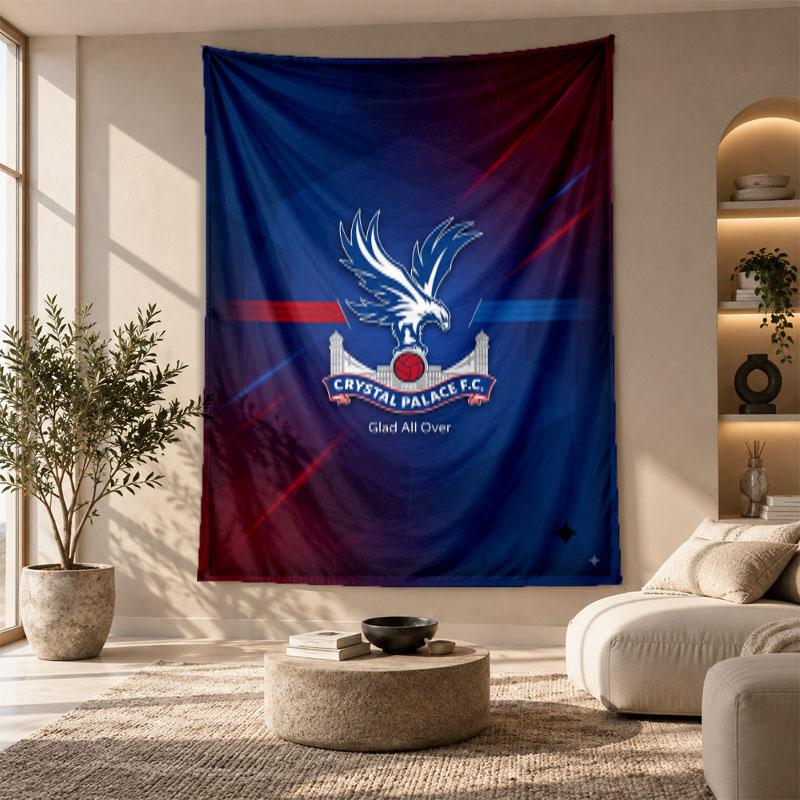Decorative Tapestry,Crystal Palace Printed Wall Art, Lightweight Wall Hanging For Bedroom Background