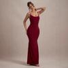 European and American summer camisole backless fishtail dress dress