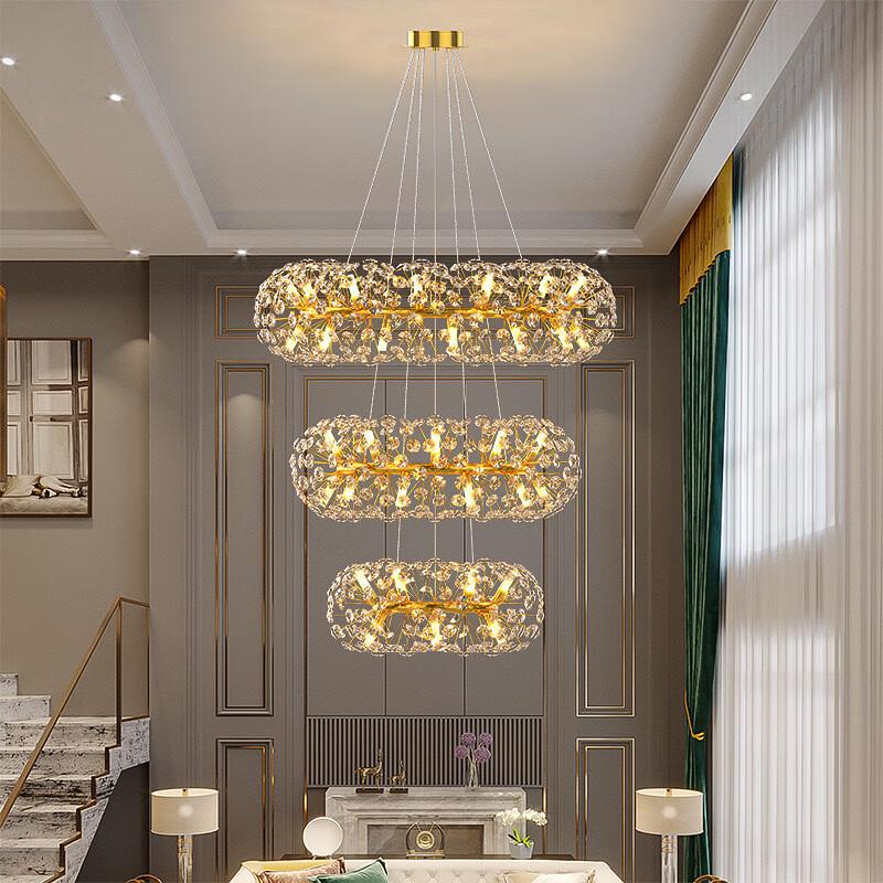 oeny Luxury Spherical Crystal Chandelier