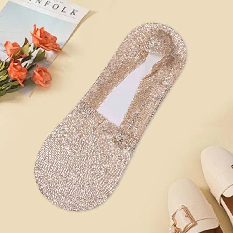 Summer Lace Flower Short Sock Invisible Low Cut Women Sock