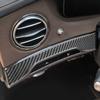 For Mercedes-Benz S-Class W222 2013- Real Carbon Fiber Sticker Dashboard Lane Assist Panel Car Accessories Ide Decorative