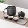 Business Gifts Travel Tea Set Kuaike Cup One Pot Three Cups Portable Cover Bowl Small Set Outdoor High-end Kung Fu Set