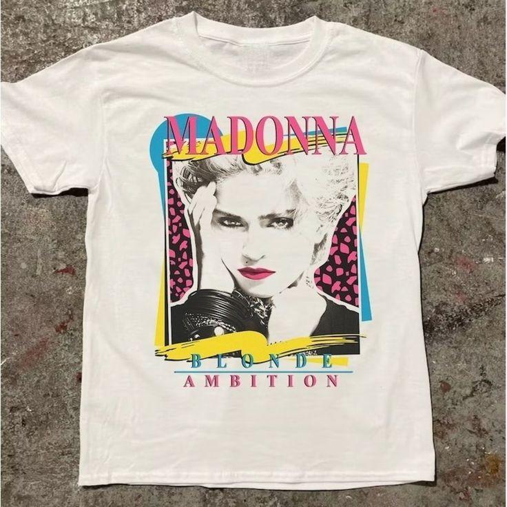 

Vintage Madonna Blonde Ambition Unisex shirt S5XL MM1110 Unisex T-Shirt S