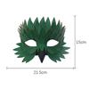 Bird Beak Half Face Feather Mask for Halloween Costume Events Masquerade Balls and Festival Parties with Comfortable Fit