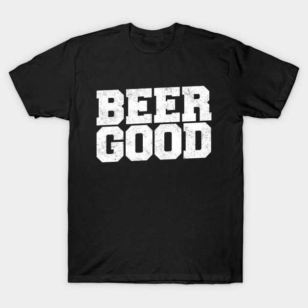 

Men Black Print T-shirt Beer Good No-Cut Transfer Paper Print Cotton Tshirt M