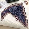 Cashew flower silk scarf new trend bag headscarf headband neck protector scarf scarf small shawl triangle scarf fart curtain