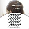 20 Pieces Alligator Hair Clips Bow Black Duck Bill for Hairdressing Making