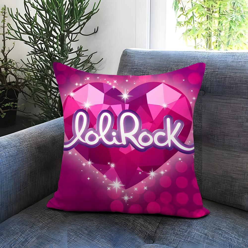 

Fashion L-LLoliRock Cushion Cover Comfortable Reversible Pillow Cover Ideal for Car Sofa Bedroom & Beyond 30cmx30cm