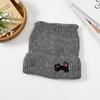 Embroidered Cat Cat's Ears Knitted Hat Soft Woolen Hat Sweet Warm Cap  Outdoor