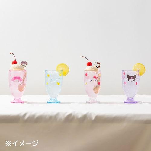 Sanrio Kuromi Footed Cup, AS Resin, Capacity: Approx. 345ml, Product Number: 313301