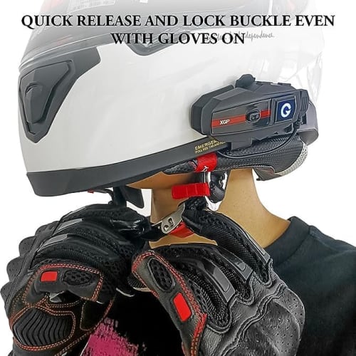 Helmet Quick Release Buckle Kit Ratcheted Stainless Steel Helmet Chin Strap Adapter