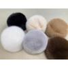 Imitation Fur New Fox Fur Flat Top Hat Thickened Fluff Warm Ear Protection Hat Dome Snow Winter Hats