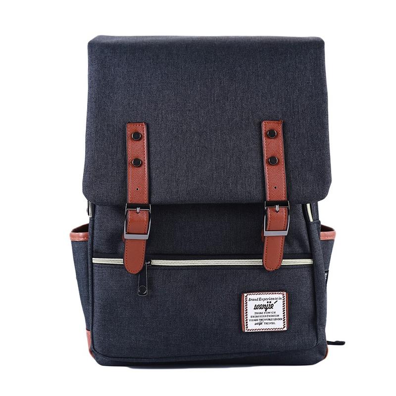 Original Computer Backpack Retro Preppy Style Oxford Outdoor Canvas Bags Japan Style Hip-Hop Bag With USB Charging