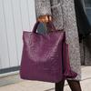 Módní a všestranná taška bucket s potiskem růží, velkokapacitní, přenosná taška crossbody