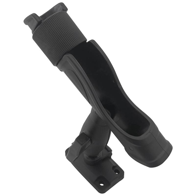 ABLZ-Adjustable Removable 360 Degree Fishing Rod Holder Rest Kayak Boat Support Tools Pole Bracket